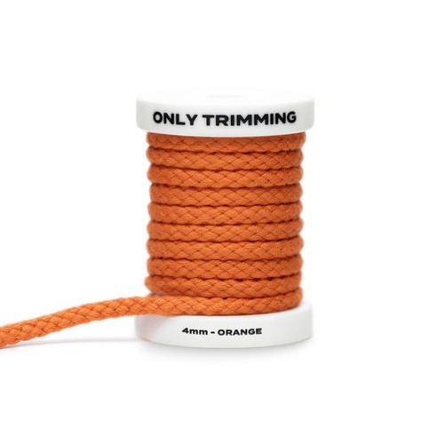 4mm 3/16 Inch Drawstring Braided Soft Cotton Cord Rope - Picture 22 of 75
