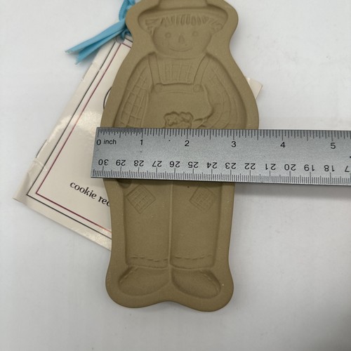 Brown Bag Cookie Molds Scarecrow & Hearts 1988 American Folk Art Vintage - Picture 9 of 11