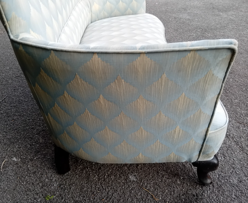 Stunning regency couch sofa pastel blue - Picture 9 of 18