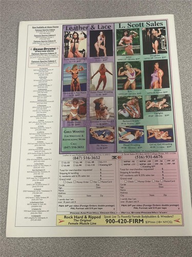 FIGHTING FEMALES wrestling bodybuilding muscle magazine WINTER 1997 - Imagen 3 de 3