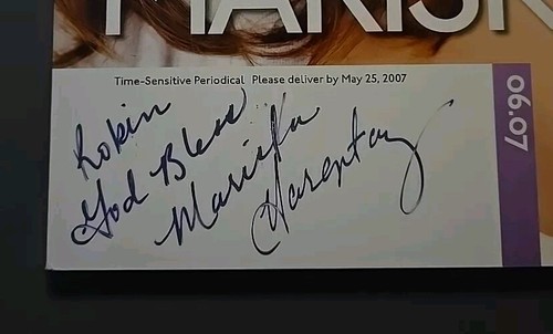 Mariska Hargitay Signed Access Magazine 2007 SVU Actress - Picture 2 of 3