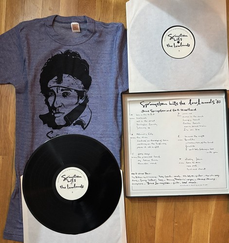 Bruce Springsteen Memorabilia Box Bootleg 3 LP + T-shirt - Hits The Lowlands 85 - Picture 4 of 5