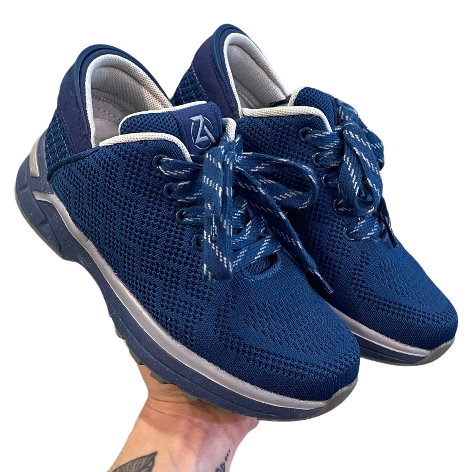 Zeba Hands Free Slip On Sneakers Comfort Shoes Sapphire Blue Women’s Sz