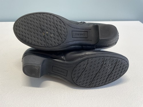 Cobb Hill By New Balance Women’s 10M Alexandra Black Leather Side Zip Bootie - Picture 9 of 19