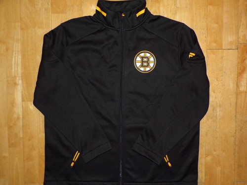 NHL PRO AUTHENTIC Mens BOSTON BRUINS Hockey Rinkside Long Sleeve Full Zip Jacket - Picture 2 of 22