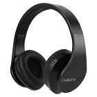 Wireless Bluetooth Headphones Earphones Headset Over-Ear Fm Radio Mic Foldable