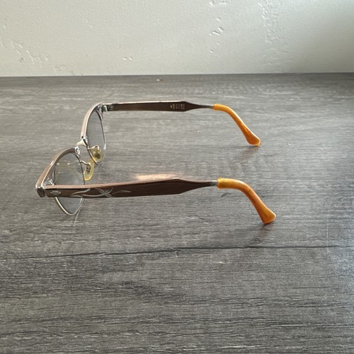 Art Craft 4 1/4 - 5 1/2 Eyeglasses Aluminum 1/10 12 Matte Bronze Cat FRAMES ONLY - Picture 4 of 7