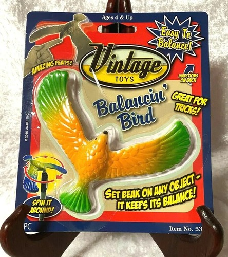 Vintage Toy Balancing Bird - Colors Will Vary - NEW s - Picture 3 of 3
