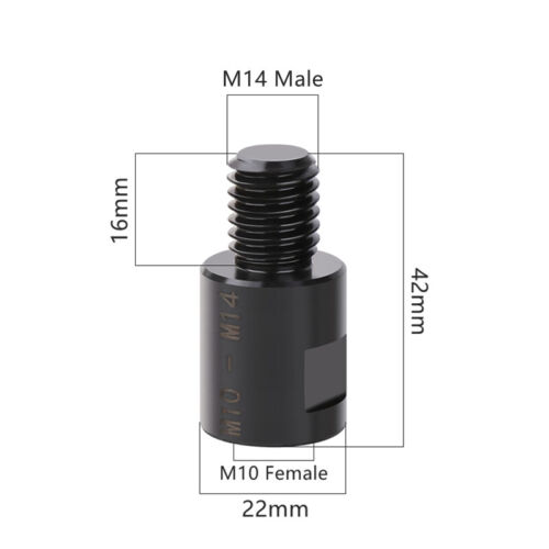 Adattatore filo 5/8"-11 M10 M14 conversione connettore Arbor angolo smerigliatrice foro seghetto - Foto 6 di 16