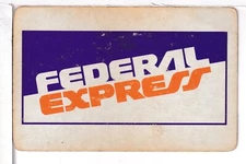 Single Airline Playing Card "Fed Ex, FDY 104B", Chan/Mertens #, Stand