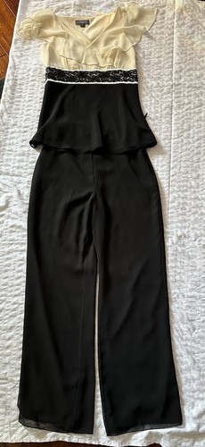 Vintage Liz Claiborne Damenhose Set breitbein gefütterte Hose und Oberteil Gr. 6 neu mit Etikett - Bild 3 von 23