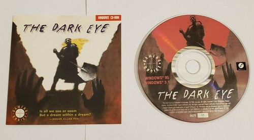 The Dark Eye Edgar Allan Poe Adventure (PC CD-ROM, 1995) Rare - DISC ONLY - Picture 1 of 5