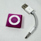 Apple iPod Shuffle 4th Generation Bright Pink 2Gb Model A1373 Tested - Working