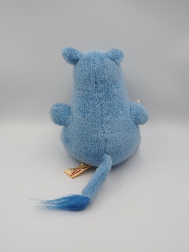 Moomin C0601 Blue Bandai Little Kid 5" Plush Stuffed Toy Doll Japan - Picture 5 of 8