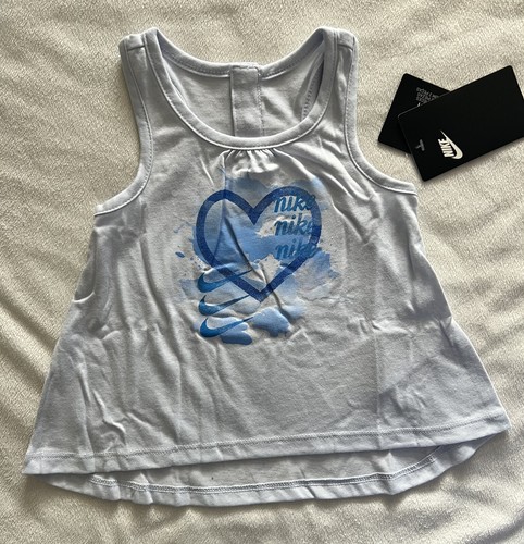 NIKE Baby Girl's Logo Tank Top and Shorts Outfit, 2-piece set - Picture 2 of 9
