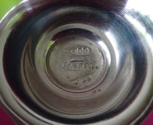 2 Sektkelche 800 Silber Champagnerkelche Kelch Sektflöt  /D - Bild 6 von 8