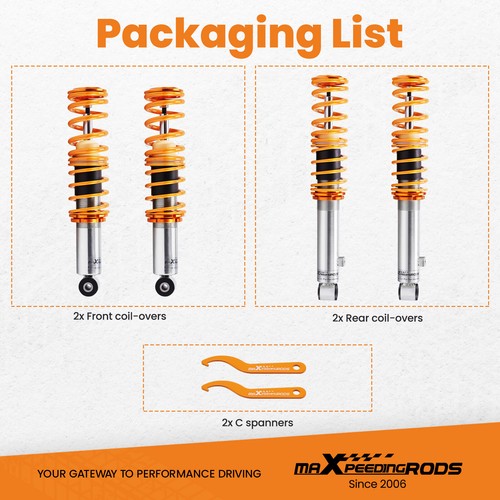 Enrolladores de bajada de calle para Mazda Miata MX5 MK1 NA 90-97 altura ajustable nuevos - Imagen 3 de 10