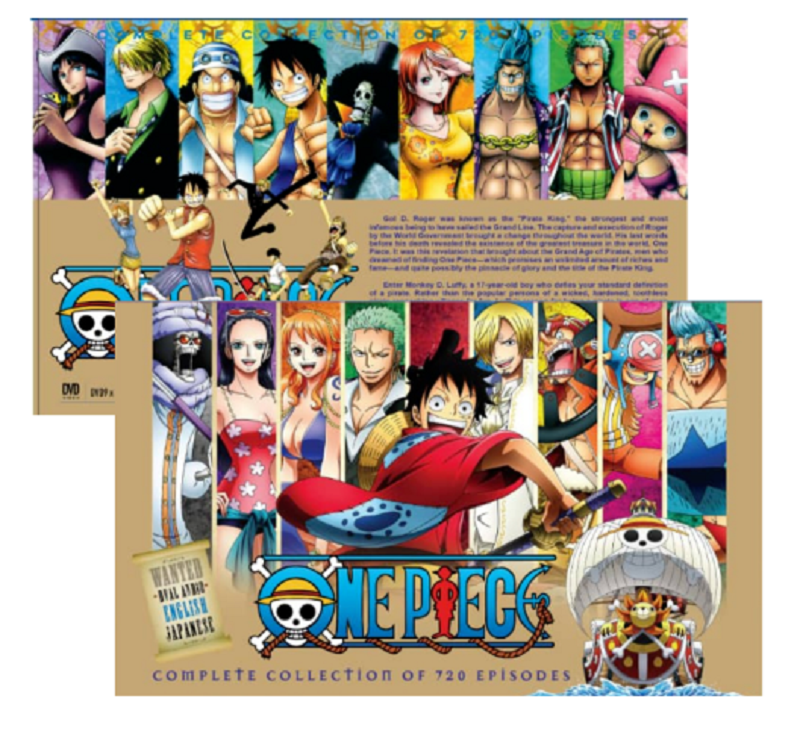 One Piece Complete Collection TV Series English Version 1720 Box Set