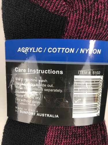 Unisex Cushion Foot Work Socks Mens Athletic Sports Socks (3 Pack) - Picture 17 of 17
