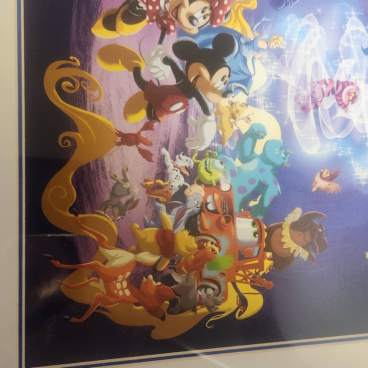は自分にプチご褒美を Anniversary 25th Lithograph Store Disney Jim 14 Valeri 版画