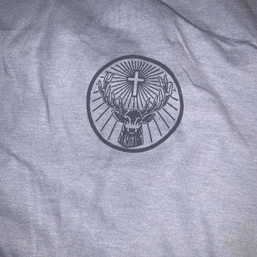 Jagermeister T Shirt..Grey - Skull logo on the Front..Women's Medium ...NEW - Picture 4 of 5