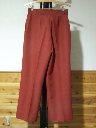 DAMEN VINTAGE (90er) ROSTFARBENE ANZUGHOSE (GRÖSSE 8?) - Bild 2 von 4