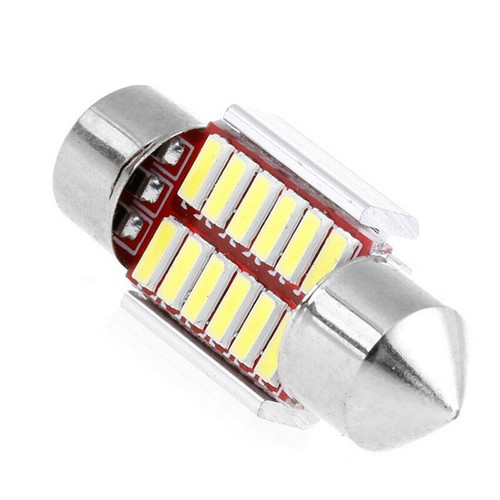 2Pcs 31mm 4014 12SMD C5W Car LED Light Canbus Dome Interior Reading Lamp ZB* GF - Picture 4 of 12