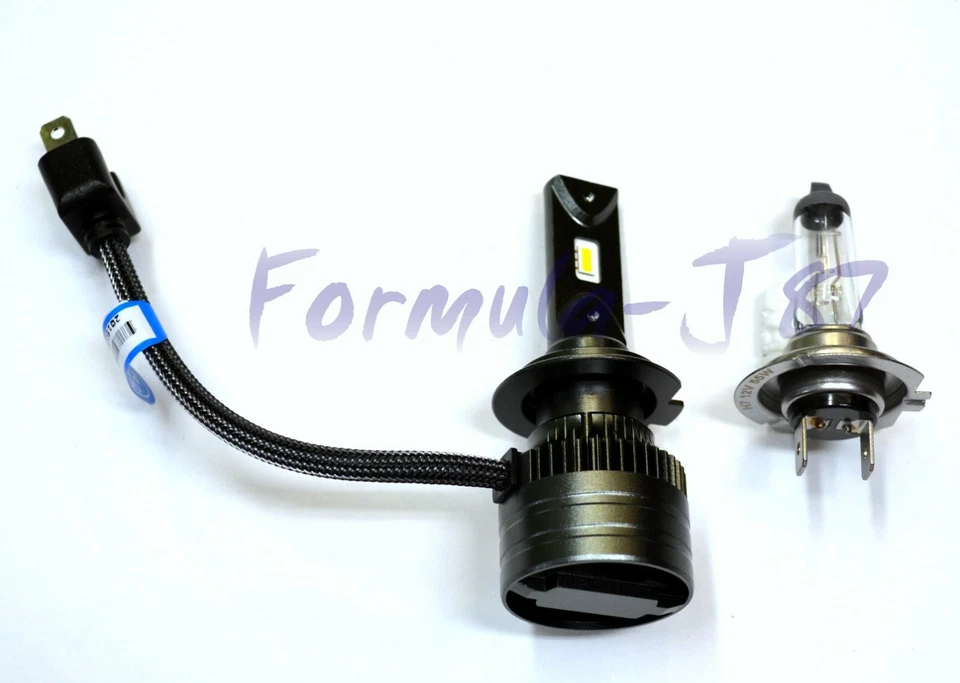 LED Kit G8 100W H7 4300K Stock Two Bulbs Head Light Low Beam Replacement Lamp - Image 4 of 4