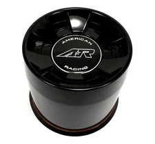 American Racing Gloss Black Center Cap 5.5"OD Push-Thru Closed-End 1515003019