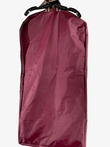 Aladdin Garment Bag Maroon Red Color 21" x 42" w Shoe Bag - Picture 3 of 5