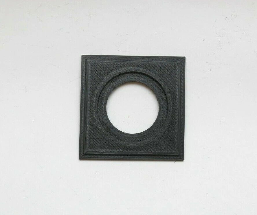 Speed Graphic 2x3 Copal #1 41.8mm Hole Lens Board 83.4x83.4mm Square - Image 3 of 3
