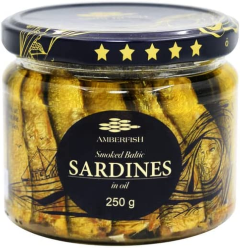 Amberfish Smoked Brisling Sardines Oil in Glass Jar, 250 G - Picture 12 of 12