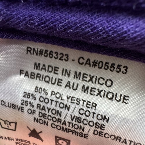 Neu mit Etikett Nike lila LSU Geaux Tigers Vault Helm Just Do It T-Shirt Herren Größe Large - Bild 5 von 6