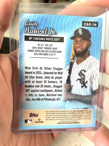 2024 Topps Chrome - All-Etch #CAE-16 Luis Robert - Picture 2 of 2