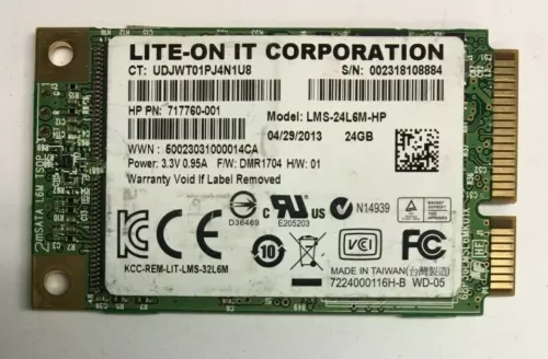 24GB mSATA SSD mixed brands