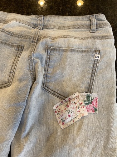 LEI DENIM JEANS Jr SZ 1 HIPSTER JEANS & Candies Girls Size 12 Denim Stretch - Picture 10 of 11