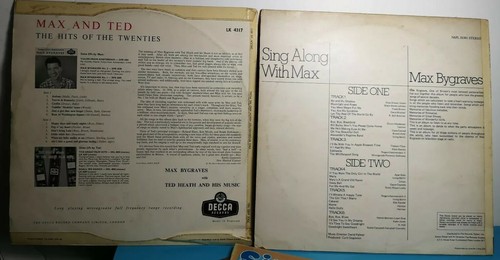 Max Bygraves 4-LP/Vinyl Record Box Set Bundle SING A LONG WITH & MAX and TED P - Bild 3 von 5