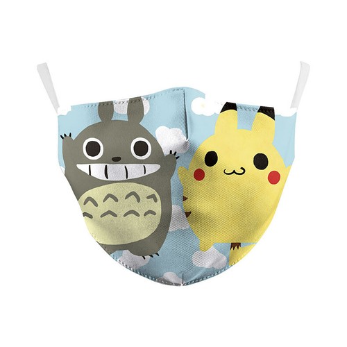 Adult/Kids Facemasks Mickey Spongebob Totoro Pikachu BMO Adventure Time 3D Masks - Picture 37 of 53