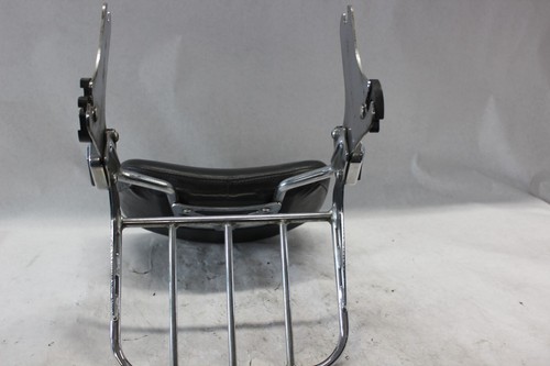 Aftermarket Sissy Bar con portaequipajes cromado 2008 H-D Electraglide FLHT - Imagen 8 de 12