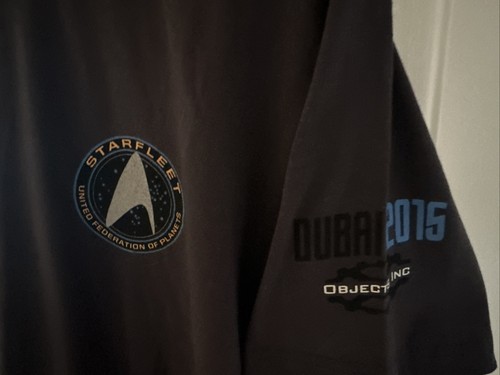 RARE Medium VFX SPFX Cast Crew Gift Star Trek Beyond Shirt Dubai Starfleet 2015 - Picture 3 of 6