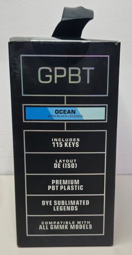 Glorious Premium GPBT Keycaps - 115 PBT keycaps ISO DE layout Caribbean Ocean - Picture 4 of 7