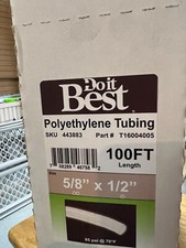 Abbott Rubber 5/8 In. x 1/2 In. x 75 Ft. Polyethylene Tubing, Bulk T16004005