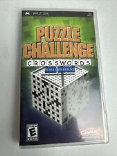 Puzzle Challenge: Crosswords and More (Sony PSP, 2006) Complete, CIB