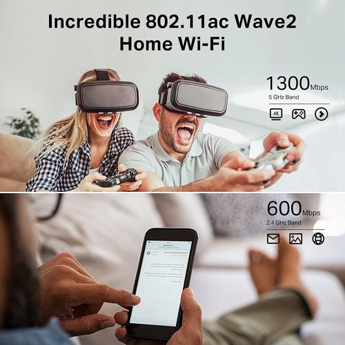 Compact Gigabit Wireless Router with Beamforming - Ideal for Gaming & Home - Picture 7 of 11