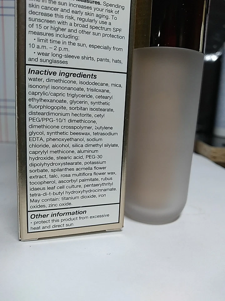 EVE LOM RADIANCE LIFT FOUNDATION SPF 15 SUNSCREEN, ALABASTER 1, 1 FL OZ NIB - Image 3 of 4