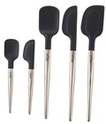 All Clad Silicone Tools 5-Piece Ultimate 5-Piece Set Stainless Steel and Black