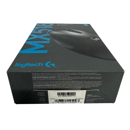 New and Sealed! Logitech G MX518 Gaming Mouse Hero Black/Grey - Photo 4/7