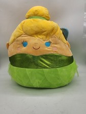 Disney Tinker Bell Squishmallow Plush Approx 16" – Soft & Cuddly Fairy Doll NWT