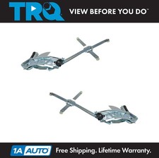 TRQ Power Window Regulators w/ Motor Front Pair for Chevy Pickup Blazer Truck