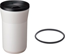 CERAMUG 350ml with lid replacement parts packing set cream white CTB-L35PC-WH-AZ